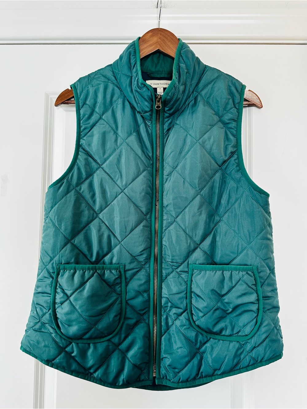 41 Hawthorn Teal Quilted Sleeveless Vest
